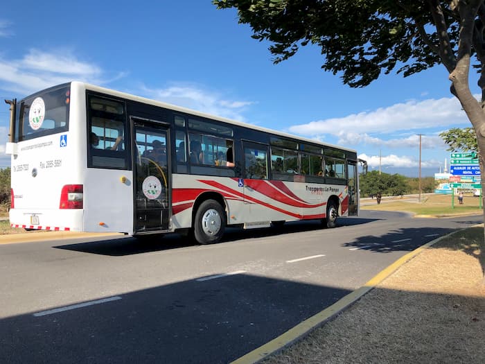 Liberia Airport to Tamarindo Public Bus